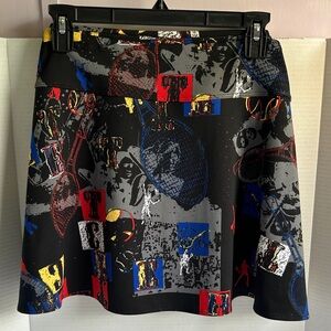 Womens Tail Tech Performance Skirt Size‎ XL Black Multi Color Preowned